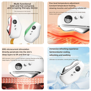 Dispositivo de Belleza para el Cuidado de la Piel Inalámbrico Recargable Premium, Tabla de Raspado Facial Vibratoria con Microcorriente para Cuidado Personal - Product Image 3