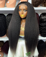 Perruque en dentelle HD suisse 5x5, bouclée profonde, cheveux humains vierges bruts Remy brésiliens non traités, ondulés, sans colle, 10"-36", couleur naturelle