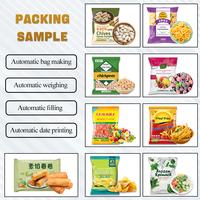 Multifunctionele 200g 1kg 2kg Automatische Weeg- en Verpakkingsmachine voor Diepvries Cassavafrietjes (VFFS)