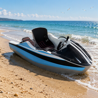 Bateau électrique multifonctionnel pour sports nautiques, vente en gros, jet ski pour parcs d'attractions, zones scéniques, extérieur, matériau EPP, 10-18KW
