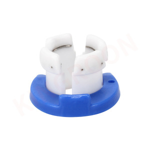 Connecteur rapide pour tube Bowden KINGROON 6 mm bleu blanc, fixation par clip en plastique pour imprimante 3D - Product Image 3