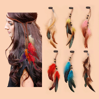 Lot de 10 plumes de coq artisanales pour accessoires capillaires, plumes de grizzly pour la pêche à la mouche, extensions de cheveux