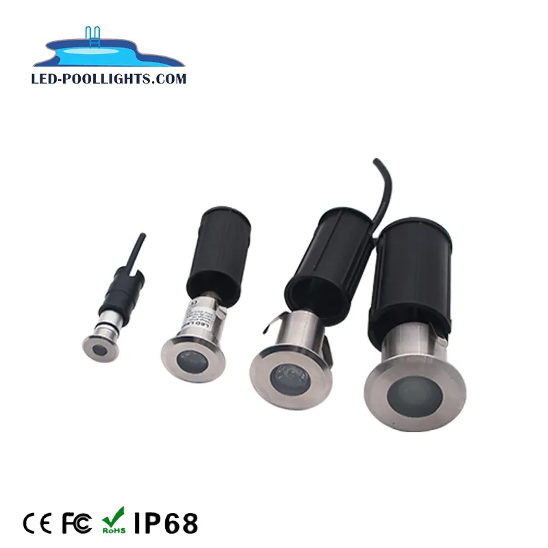 Led Pool Lights Under Water RGB IP68 SS316 IP68 Waterproof CE Rohs IP68 Single Color DC24V Underground light