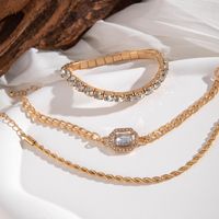 Bracelet jonc en alliage ChuYao avec pierres naturelles pour femme – Bijoux tendance, vente en gros, fournisseur personnalisé, commande en gros