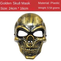 Personnalisable Effrayant Carnaval Halloween Costume Masque Mascarade Fête Crâne Masque en Plastique Papier PVC-Méthode Imprimée