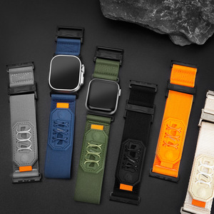 Nueva <span class=keywords><strong>Correa</strong></span> de Reloj de Nailon Trenzado con Hebilla Reforzada para <span class=keywords><strong>Apple</strong></span> <span class=keywords><strong>Watch</strong></span> Series 7-S10/S11, <span class=keywords><strong>Correa</strong></span> de Repuesto Universal - Product Image 2