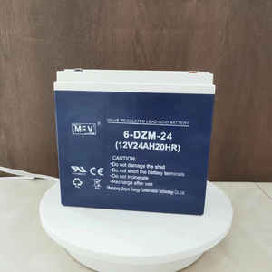 Pin chì-axit 6-dzm-24 loại 12V 24ah Cân nặng xe nâng điện xe đạp điện chu kỳ sâu - Product Image 1