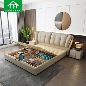 Base de Colchón Personalizada, Cabecera Acolchada, Otomana, Plataforma de Madera con Elevación a Gas, Armazones de Cama Tapizados, Camas de Hotel de Lujo - Product Image 1