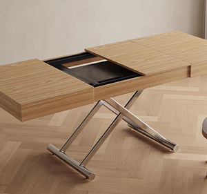 Stile nordico europeo allungabile regolare tavolo da pranzo alto moderno semplice colore legno appartamento Multi-funzionale tavolo da <span class=keywords><strong>cucina</strong></span> - Product Image 3