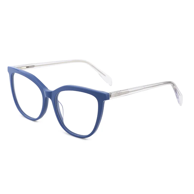 वाईसी विनिर्माण नाजुक प्रामाणिक तमाशा फ्रेम के लिए पारदर्शी स्पष्ट एसीटेट ऑप्टिकल eyeglasess फ्रेम यूनिसेक्स