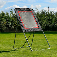 Filet à rebondisseur de crosse Aide à l'entraînement premium pour le tir et le passage Angle réglable avec un design pliable pour un transport facile