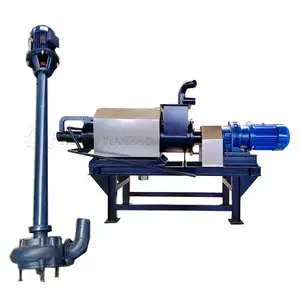 CE approved cow manure dehydrator screw press/dung drying machine/cow dung manure separator