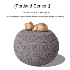 Caja conmemorativa funeraria de cerámica para mascotas, almacenamiento de cremación transfronterizo para el cuidado posterior para gatos y perros, suministros para mascotas - Product Image 2