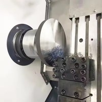 Nouvelle machine à tourner CNC à lit incliné DRC TCK6340, centre de tournage haute précision 3 axes, 4 stations d'outils, économie d'énergie