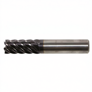 Ttake Standard Ta1411 Solid Carbide End Mill Nano TiAln Coated 45 Degree Helix Short For Super Finishing In Contouring - Product Image 2