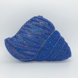 Amiqi mry50 Mới Thời Trang Sang Trọng Hình Dạng Conch <span class=keywords><strong>Minaudiere</strong></span> Cô Dâu Buổi Tối Túi Vàng Sang Trọng Pha Lê Túi Tiệc Ly Hợp Trường Hợp Phụ Nữ - Product Image 6