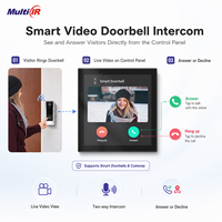 Système de maison intelligente Tuya, panneau de commande central de 4 pouces, écran tactile, passerelle Zigbee, panneau multifonctionnel avec Alexa intégré