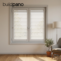 Fenêtre à battants en aluminium de qualité supérieure pour les maisons de luxe nécessitant ventilation, intimité et un style moderne