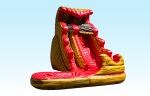 Tùy chỉnh-kích thước 18 feet Vàng Hot Lava <span class=keywords><strong>Inflatable</strong></span> trượt nước cho người lớn PVC hồ bơi ngoài trời đồ chơi cho bán - Product Image 3