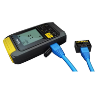 Testeur de Fibre Optique 4-en-1 : Puissancemètre Optique, Localisateur Visuel de Défauts, Outil de Test de Fibre Optique (OPM, VFL), Mesure de Longueur de Câble + Testeur de Câble Réseau