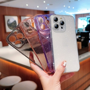 Funda de Teléfono de TPU Suave Transparente de Lujo con Brillantina para <span class=keywords><strong>iPhone</strong></span> 16 Pro Max 15 14 Plus <span class=keywords><strong>13</strong></span> <span class=keywords><strong>Mini</strong></span> - Product Image 6