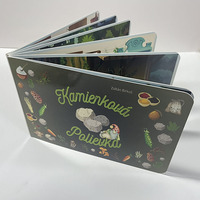Pabrik Cetak Buku Papan Bayi Kustom Ramah Lingkungan Buku Cerita Anak dari Karton Layanan Cetak Offset Grosir