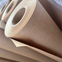 Hochwertige Fabrik Großhandel Brown Kraft Pattern Schneid papierrolle für Schneider industrie und Kleidung