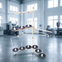 Machine à coudre industrielle multi-aiguilles à 16 broches, professionnelle, à placement stable, longue durée de vie, en métal, pour atelier textile