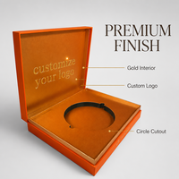 Boîte cadeau en carton rigide avec logo personnalisé, fermeture magnétique, boîte en papier écologique pour collier, bracelet, emballage de mariage