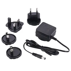 En62368 En61347 En61558 En60335 Version 12v 0.5a Dc interchangeable plug power adapter