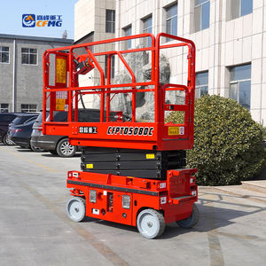 Mini Kleine Hydraulische Elektrische Schmale Selbstfahrende Scherenhebebühne Personen-Hubarbeitsbühne - Product Image 3