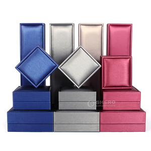 Shero Luxury Pu Jewelry <b>Gift</b> <b>Box</b> Set for Necklace Ring Bracelet <b>Earring</b> Storage Custom Logo Available - Product Image 1