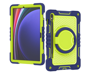 Étui de tablette robuste et portable pour Tab S9FE S10FE, support rotatif à 360 degrés, étui de protection absorbant les chocs - Product Image 2