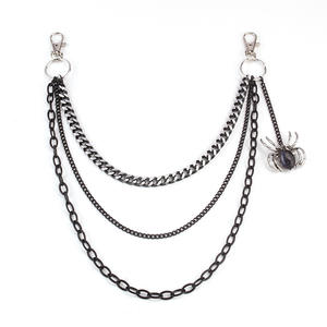 Cadena de Cintura de Metal Multicapa de Moda, Colgante de Fantasma de Dibujos Animados de Halloween, Accesorio Decorativo Unisex - Product Image 5