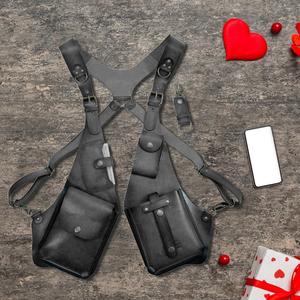 Portafoglio nero nascosto sotto le ascelle da donna borsa a tracolla per sport all'aria aperta e Shopping per feste - Product Image 1