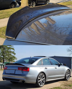 Alerón trasero de fibra de carbono estilo PSM, embellecedores de labios de ala trasera de repuesto para <span class=keywords><strong>Audi</strong></span> <span class=keywords><strong>A6</strong></span> S6 <span class=keywords><strong>C7</strong></span>, piezas de automóviles, alerón trasero para maletero - Product Image 6