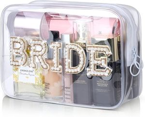 Bolsa de Maquillaje Transparente de PVC Impermeable para Despedida de Soltera, Regalos para la Novia - Product Image 1