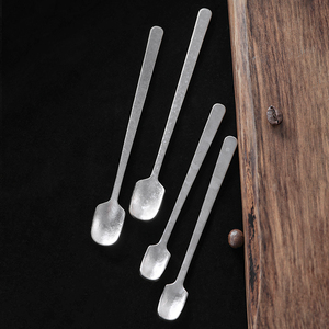 โรเวอร์ คาเมลช้อนกาแฟไทเทเนียม ที่คนกาแฟด้ามยาว ช้อนชาขนาดเล็ก ช้อนเอสเปรสโซขนาดเล็ก อุปกรณ์เสริมบาร์กาแฟ - Product Image 3