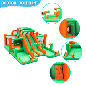 En stock, château gonflable pour enfants avec toboggan et <span class=keywords><strong>piscine</strong></span>, combo toboggan aquatique gonflable d'extérieur, jeux de jardin pour enfants - Product Image 6