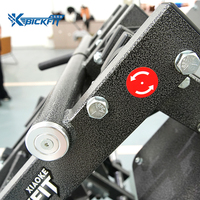 Presse à jambes et machine à squats en acier Bickfit BH1052 avec fonctions de sécurité réglables et construction robuste