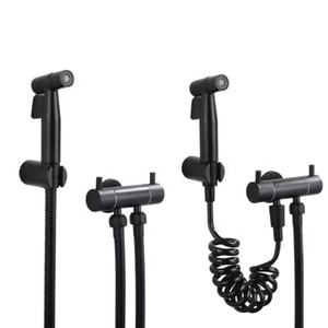 Douchette WC portable noire de haute qualité en acier inoxydable 304 pour bidets, pour rinçage de salle de bain - Product Image 3
