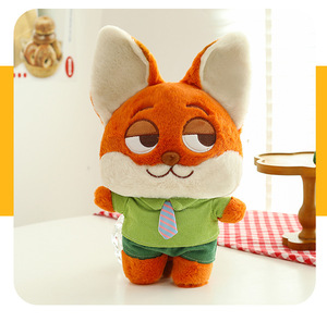 Peluche Personalizado de Zootopia 2025 con Logotipo, Zorro <span class=keywords><strong>Judy</strong></span> y Conejo <span class=keywords><strong>Nick</strong></span> Sentados y de Pie, Muñecos de Peluche de Personajes de Dibujos Animados - Product Image 3