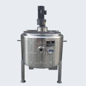 Homogénéisateur mélangeur à double enveloppe à cisaillement élevé de 500 L avec grattoir en PTFE, vitesse variable - Product Image 1