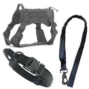 Arnés de Nailon Resistente para Perro, con <span class=keywords><strong>Collar</strong></span> y Correa, Material Transpirable, Fácil de Controlar y Seguro para Actividades al Aire Libre - Product Image 6