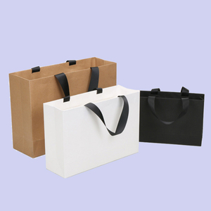 Bolsas de Regalo de Papel Kraft Resistentes, Impresión Personalizada, Bolsas Promocionales para Marcas de Ropa, Bolsas Publicitarias para Negocios, Venta al Por Mayor - Product Image 6