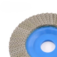 Chine Disque abrasif à lamelles diamantées en métal électrolytique de 4.5 pouces 115mm pour carreaux de céramique