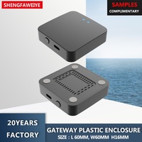60*60*16mm cuadrado para puerta de enlace Bluetooth y carcasa de estación Base Material ABS WiFi + 4G IoT Tipo-C interfaz Host Shell