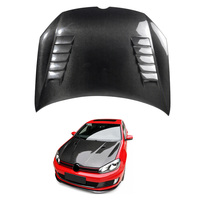 Cover Mesin Serat Karbon Gaya LY Berkualitas Tinggi untuk Volkswagen Golf 6 MK6 GTI R 2008-2013