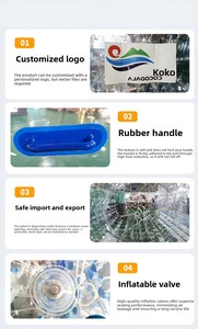 ลูกบอล<span class=keywords><strong>น้ำ</strong></span> QIQU 3 ช่องลมแยกอิสระ ของเล่นเด็ก พร้อมเชือกนิรภัยและตัวล็อค ปลอดภัยสำหรับเล่นในน้ำ - Product Image 4