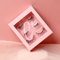 Heidi Cils de vison naturels 3D courts et légers Bande douce Cils de vison faits à la main Forme de poupée 13mm